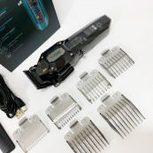 Акумуляторна машинка для стрижки VGR V-600. Колір: чорний. Зображення №15