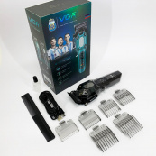 Акумуляторна машинка для стрижки VGR V-600. Колір: чорний. Зображення №18