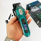 Акумуляторна машинка для стрижки VGR V-600. Колір: зелений. Зображення №8 Акумуляторна машинка для стрижки VGR V-600. Колір: зелений. Зображення №8