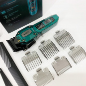 Акумуляторна машинка для стрижки VGR V-600. Колір: зелений. Зображення №17 Акумуляторна машинка для стрижки VGR V-600. Колір: зелений. Зображення №17