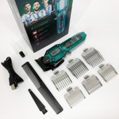 Акумуляторна машинка для стрижки VGR V-600. Колір: зелений. Зображення №19 Акумуляторна машинка для стрижки VGR V-600. Колір: зелений. Зображення №19