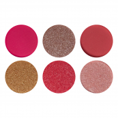 Палетка тіней для повік матові перламутрові 24 відтінки Huda Beauty Desert Kod-246. Зображення №6