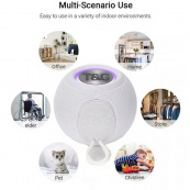 Бездротова потужна колонка TG337 з Bluetooth, RGB-підсвічуванням та радіо. Колір: білий. Зображення №3 Бездротова потужна колонка TG337 з Bluetooth, RGB-підсвічуванням та радіо. Колір: білий. Зображення №3