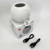 Бездротова потужна колонка TG337 з Bluetooth, RGB-підсвічуванням та радіо. Колір: білий. Зображення №9 Бездротова потужна колонка TG337 з Bluetooth, RGB-підсвічуванням та радіо. Колір: білий. Зображення №9