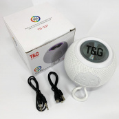 Бездротова потужна колонка TG337 з Bluetooth, RGB-підсвічуванням та радіо. Колір: білий. Зображення №12 Бездротова потужна колонка TG337 з Bluetooth, RGB-підсвічуванням та радіо. Колір: білий. Зображення №12