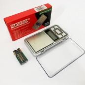 Кишенькові ювелірні електронні ваги MS-1724B до 200г. Зображення №2