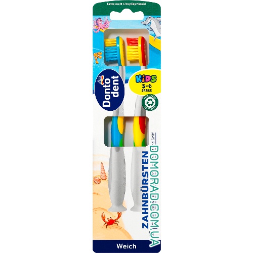 Dontodent Зубна щітка для дітей Kids 2шт. Dontodent Зубна щітка для дітей Kids 2шт.