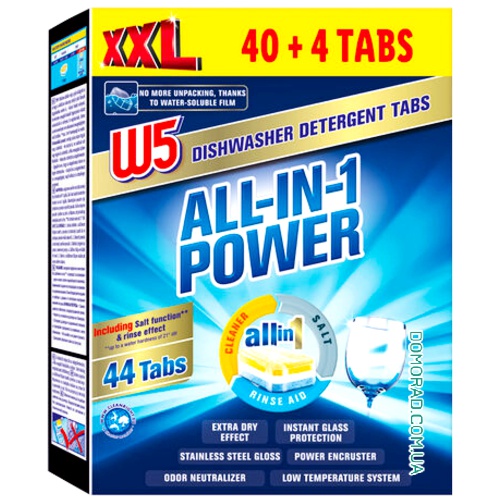 W5 Таблетки All in one tabs 40+ 4шт. W5 Таблетки All in one tabs 40+ 4шт.