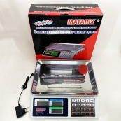 Весы торговые электронные со счетчиком цены на 50кг Matarix MX-414. Изображение №2 Весы торговые электронные со счетчиком цены на 50кг Matarix MX-414. Изображение №2