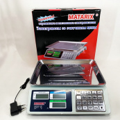 Весы торговые электронные со счетчиком цены на 50кг Matarix MX-414. Изображение №6 Весы торговые электронные со счетчиком цены на 50кг Matarix MX-414. Изображение №6