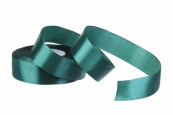 Стрічка атласна 2,5см Темно-зелений (5 метрів). Зображення №2