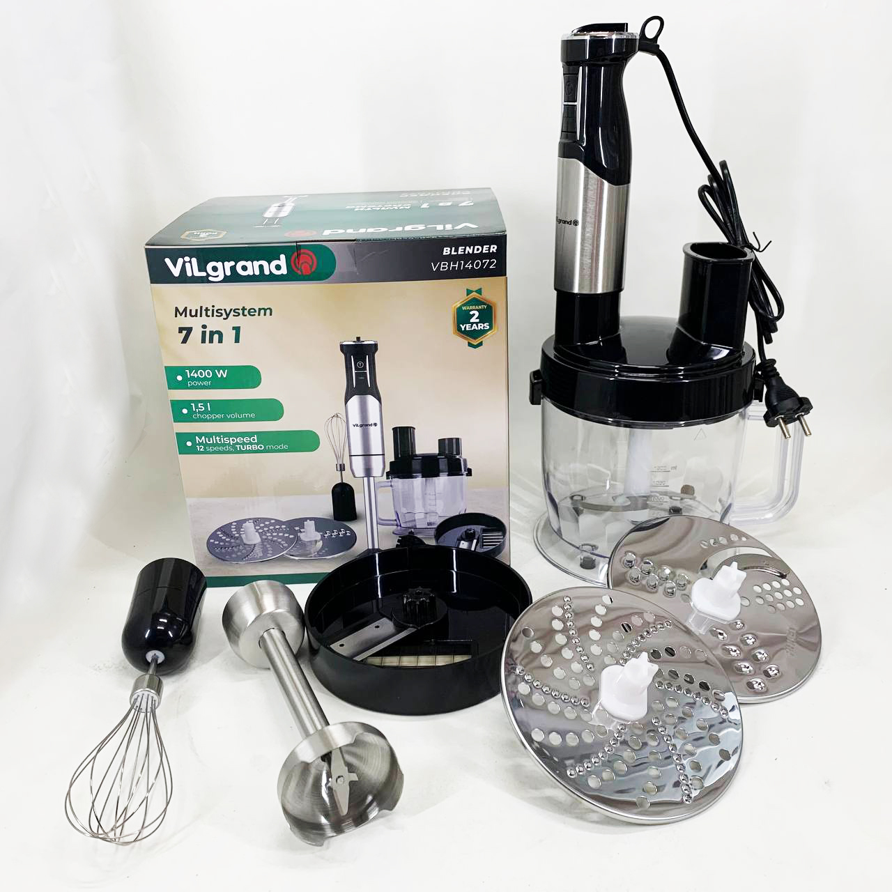 Блендер занурювальний ViLgrand VBH14072 Блендер занурювальний ViLgrand VBH14072