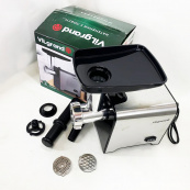 Мясорубка электрическая с нержавейки VILGRAND V1212MG стальная 1200 Вт. Изображение №2