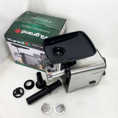 Мясорубка электрическая с нержавейки VILGRAND V1212MG стальная 1200 Вт. Изображение №3