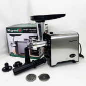 Мясорубка электрическая с нержавейки VILGRAND V1212MG стальная 1200 Вт. Изображение №13