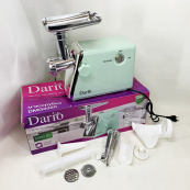 Мясорубка электрическая 2000 Вт Dario DMG0320. Цвет: зеленый. Изображение №3
