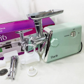 Мясорубка электрическая 2000 Вт Dario DMG0320. Цвет: зеленый. Изображение №9