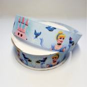 Стрічка декоративна репс 2,5 см Попелюшка 5 м.. Зображення №2