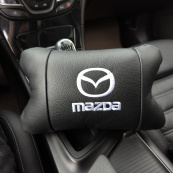 Набор кожаных подушек Mazda с вышивкой логотипа + подарок – кожаный брелок. Изображение №11 Набор кожаных подушек Mazda с вышивкой логотипа + подарок – кожаный брелок. Изображение №11