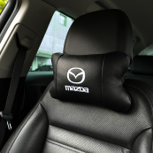 Набор кожаных подушек Mazda с вышивкой логотипа + подарок – кожаный брелок. Изображение №12 Набор кожаных подушек Mazda с вышивкой логотипа + подарок – кожаный брелок. Изображение №12