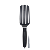 Щітка для сушки волосся Salon Professional скелетна продувна Біла полосочка. Изображение №3