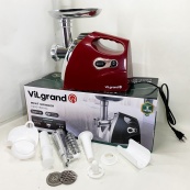 Електром'ясорубка ViLgrand V203-BRMG. Колір: червоний. Зображення №2
