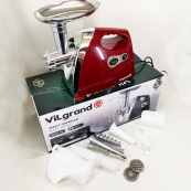 Електром'ясорубка ViLgrand V203-BRMG. Колір: червоний. Зображення №3