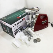 Електром'ясорубка ViLgrand V203-BRMG. Колір: червоний. Зображення №10