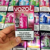 Vozol Rave 40000. Полуниця Персик (Strawmelon Peach). Зображення №3