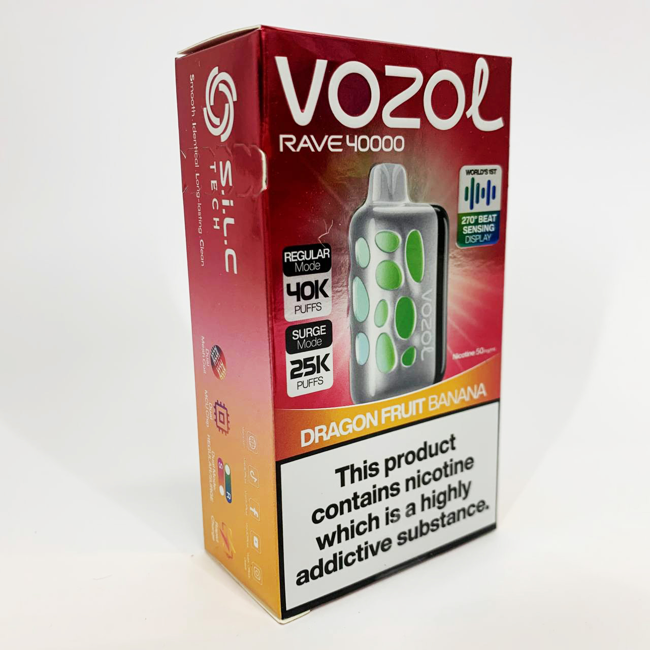 Vozol Rave 40000. Драконовий фрукт Банан (Dragon Fruit Banana) купити ...