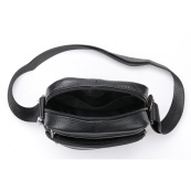 Стильная мужская сумка через плечо из натуральной кожи, компактный размер, много отделений. Изображение №17 Стильная мужская сумка через плечо из натуральной кожи, компактный размер, много отделений. Изображение №17