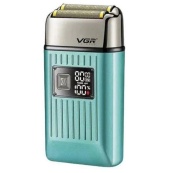 Електробритва портативна чоловіча VGR V-357 професійна бритва Шейвер. Колір: зелений. Зображення №4 Електробритва портативна чоловіча VGR V-357 професійна бритва Шейвер. Колір: зелений. Зображення №4