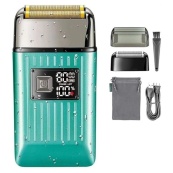 Електробритва портативна чоловіча VGR V-357 професійна бритва Шейвер. Колір: зелений. Зображення №5 Електробритва портативна чоловіча VGR V-357 професійна бритва Шейвер. Колір: зелений. Зображення №5