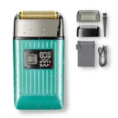 Електробритва портативна чоловіча VGR V-357 професійна бритва Шейвер. Колір: зелений. Зображення №7 Електробритва портативна чоловіча VGR V-357 професійна бритва Шейвер. Колір: зелений. Зображення №7