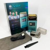 Електробритва портативна чоловіча VGR V-357 професійна бритва Шейвер. Колір: зелений. Зображення №8 Електробритва портативна чоловіча VGR V-357 професійна бритва Шейвер. Колір: зелений. Зображення №8