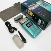 Електробритва портативна чоловіча VGR V-357 професійна бритва Шейвер. Колір: зелений. Зображення №12 Електробритва портативна чоловіча VGR V-357 професійна бритва Шейвер. Колір: зелений. Зображення №12