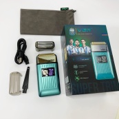 Електробритва портативна чоловіча VGR V-357 професійна бритва Шейвер. Колір: зелений. Зображення №13 Електробритва портативна чоловіча VGR V-357 професійна бритва Шейвер. Колір: зелений. Зображення №13