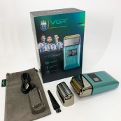 Електробритва портативна чоловіча VGR V-357 професійна бритва Шейвер. Колір: зелений. Зображення №18 Електробритва портативна чоловіча VGR V-357 професійна бритва Шейвер. Колір: зелений. Зображення №18