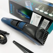 Универсальная аккумуляторная машинка VGR V-053B для стрижки волос, бороды, усов и тела, зарядка от USB. Изображение №10