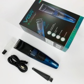 Универсальная аккумуляторная машинка VGR V-053B для стрижки волос, бороды, усов и тела, зарядка от USB. Изображение №12