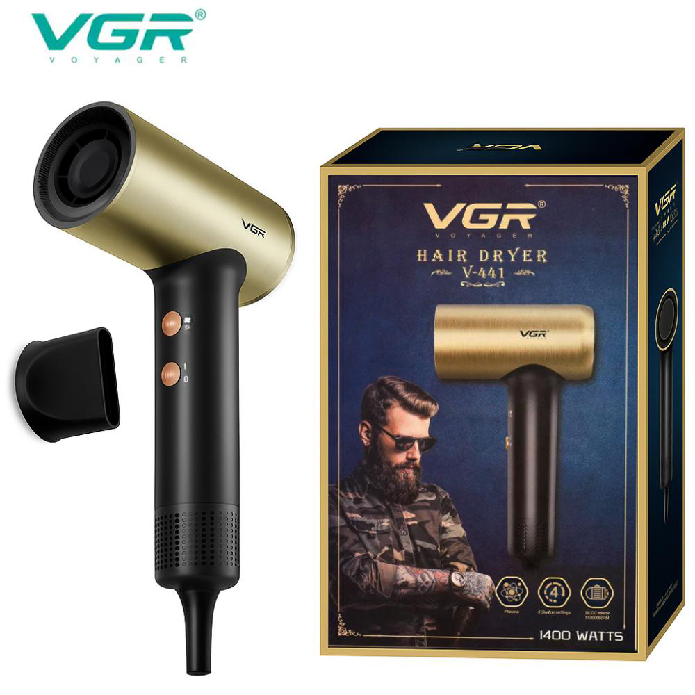 Фен професійний VGR V-441 з 3 рівнями обдування та 4 рівнями температури Фен професійний VGR V-441 з 3 рівнями обдування та 4 рівнями температури