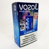 Vozol Rave 40000. Чорниця (Blueberry Ice). Зображення №2