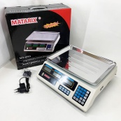 Ваги торговельні MATARIX MX-410A 50 кг електронні з калькулятором 220 В. Зображення №2