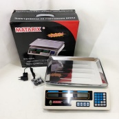 Ваги торговельні MATARIX MX-410A 50 кг електронні з калькулятором 220 В. Зображення №3