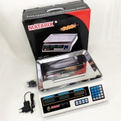 Ваги торговельні MATARIX MX-410A 50 кг електронні з калькулятором 220 В. Зображення №9