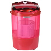 Пральна машина напівавтомат Vilgrand V135-2550. Колір: червоний. Зображення №5