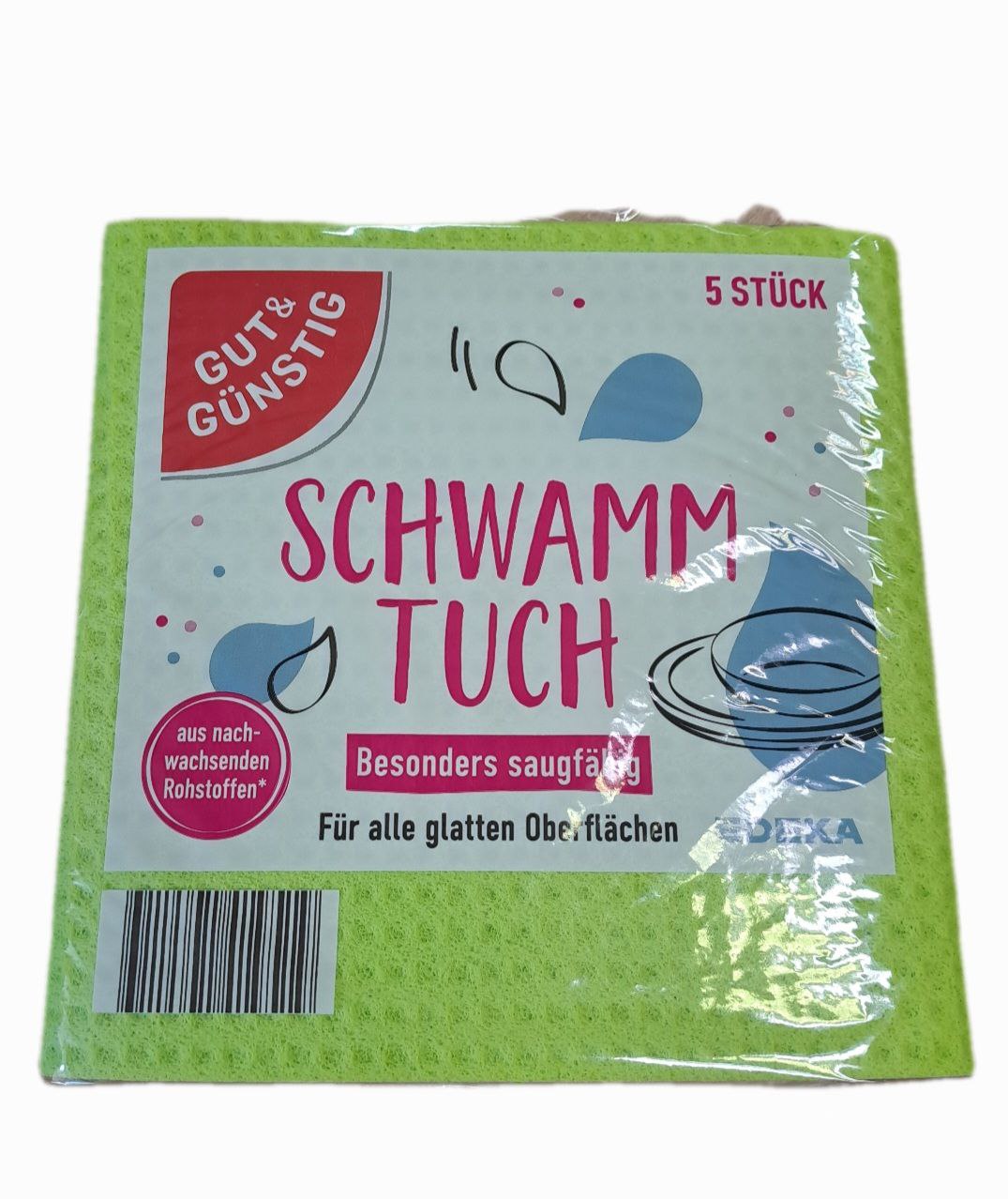 Серветки целюлозні Gut & Gunstig 5 шт Серветки целюлозні Gut & Gunstig 5 шт