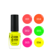 Лак для нігтів неоновий Colour Intense Lasting Finish 10 мл № 02. Зображення №3