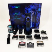 Професійна машинка для стрижки волосся VGR V-001 BLUE з дисплеєм 9000 об/хв та 10 насадками 1,5-24 мм. Зображення №18