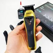 Тример VGR V-994, акумуляторний, мотор MAGLEV VECTOR 3.0, 3 насадки, зарядна станція, кейс. Зображення №5